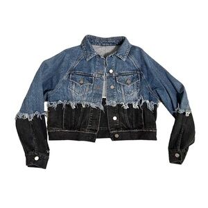 J.ing Two Tone Denim Jacket Size XS